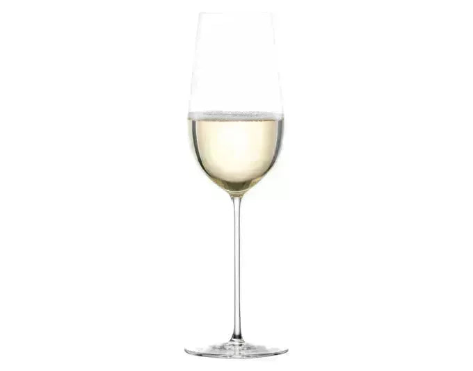 Elegante Schaumweingläser Vuelo von ZWIESEL GLAS, 2er-Set, ideal für stilvollen Genuss, hochwertiges Design und perfekte Funktionalität.