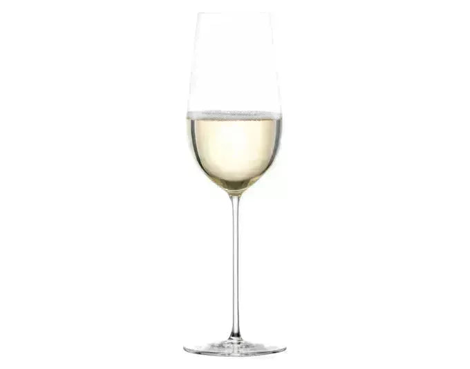 Elegante Schaumweingläser Vuelo von ZWIESEL GLAS, 2er-Set, ideal für stilvollen Genuss, hochwertiges Design und perfekte Funktionalität.