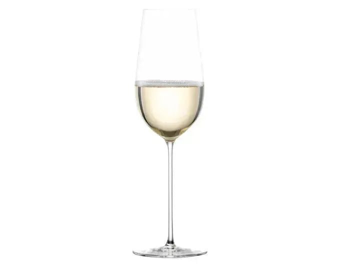 Elegante Schaumweingläser Vuelo von ZWIESEL GLAS, 2er-Set, ideal für stilvollen Genuss, hochwertiges Design und perfekte Funktionalität.