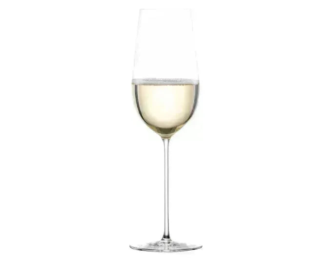 Elegante Schaumweingläser Vuelo von ZWIESEL GLAS, 2er-Set, ideal für stilvollen Genuss, hochwertiges Design und perfekte Funktionalität.