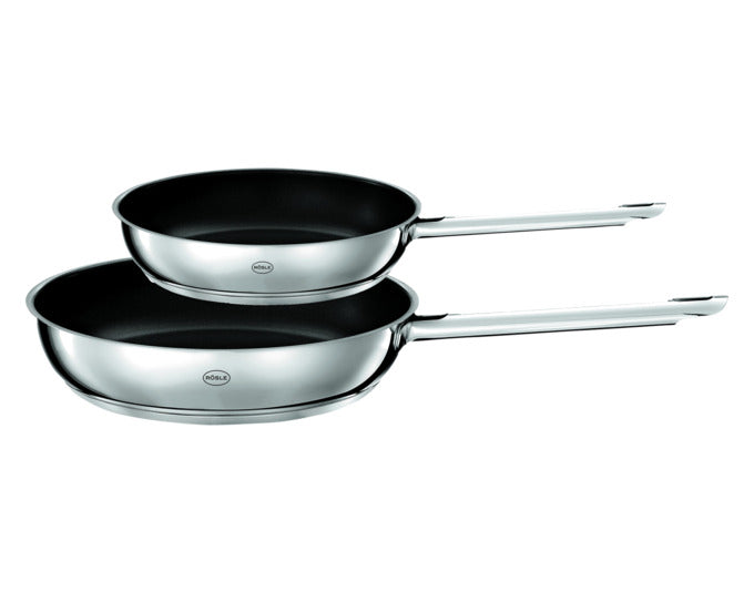 RÖSLE Bratpfannen-Set Pureelements ProResist 2-teilig ø 20/28 cm in  präsentiert im Onlineshop von KAQTU Design AG. Bratpfanne ist von RÖSLE