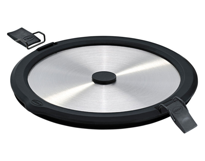 <tc>RÖSLE</tc> Stainless steel lid Flexx 2Go round with clips 1.4 l