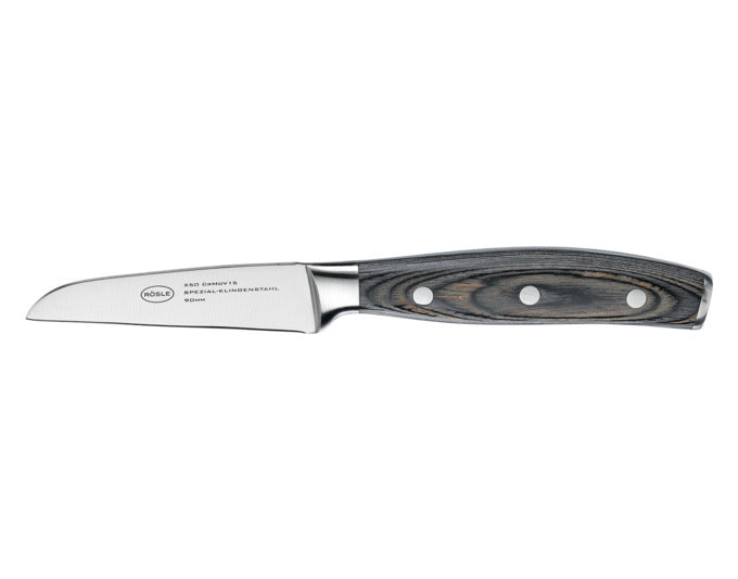 <tc>RÖSLE</tc> Wolfgrey vegetable knife with Pakka handle 9 cm L 20.7 cm