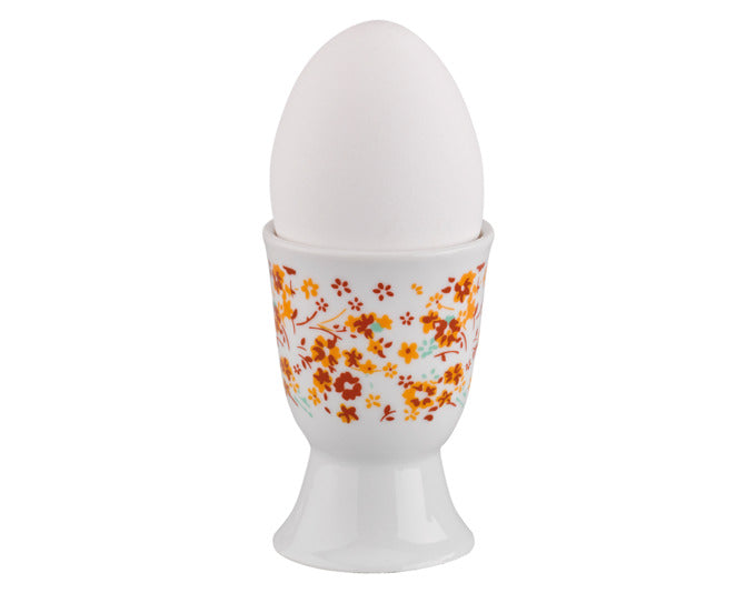 Eleganter Eierbecher mit Blumenmotiv, ø 5 cm, von CILIO. Perfekt für stilvolles Frühstücksambiente.