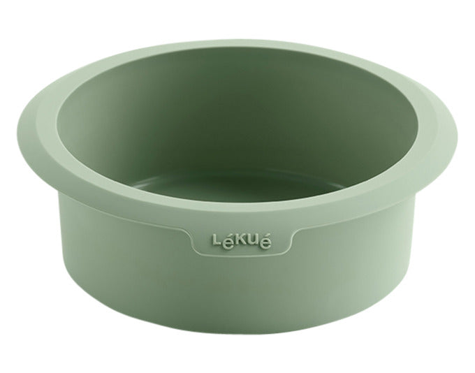 LÉKUÉ Silikonform für Heissluftfritteuse rund grün ø 15 cm in  präsentiert im Onlineshop von KAQTU Design AG. Backform / Backblech ist von LEKUE
