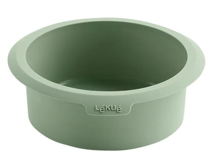 LÉKUÉ Silikonform für Heissluftfritteuse rund grün ø 15 cm in  präsentiert im Onlineshop von KAQTU Design AG. Backform / Backblech ist von LEKUE