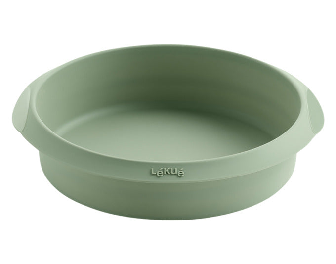 LÉKUÉ Silikonform für Heissluftfritteuse rund grün ø 20 cm in  präsentiert im Onlineshop von KAQTU Design AG. Backform / Backblech ist von LEKUE