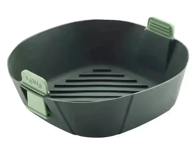 LÉKUÉ Silikonform für Heissluftfritteuse L grau ø 23 cm in  präsentiert im Onlineshop von KAQTU Design AG. Backform / Backblech ist von LEKUE