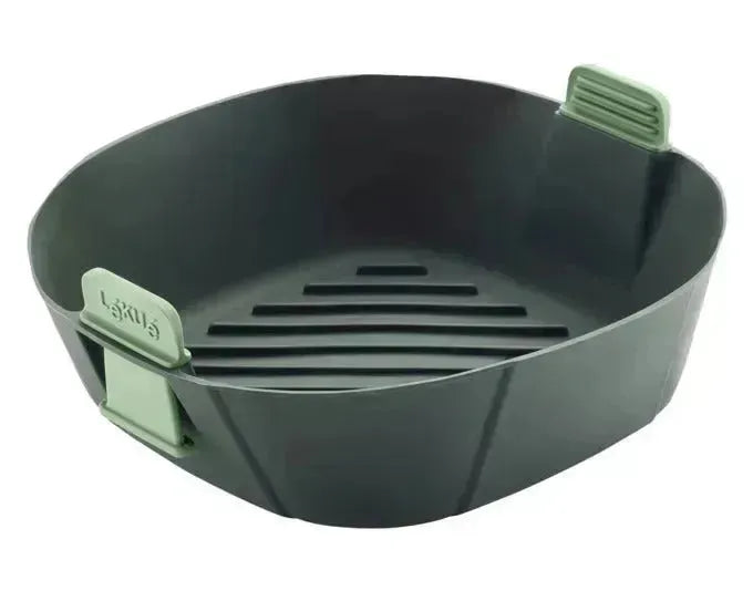 LÉKUÉ Silikonform für Heissluftfritteuse L grau ø 23 cm in  präsentiert im Onlineshop von KAQTU Design AG. Backform / Backblech ist von LEKUE