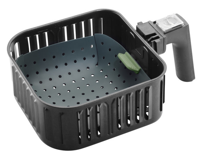 LÉKUÉ Silikonmatte für Heissluftfritteuse grau 22.5x22.5 cm in  präsentiert im Onlineshop von KAQTU Design AG. Fondue/Raclette ist von LEKUE