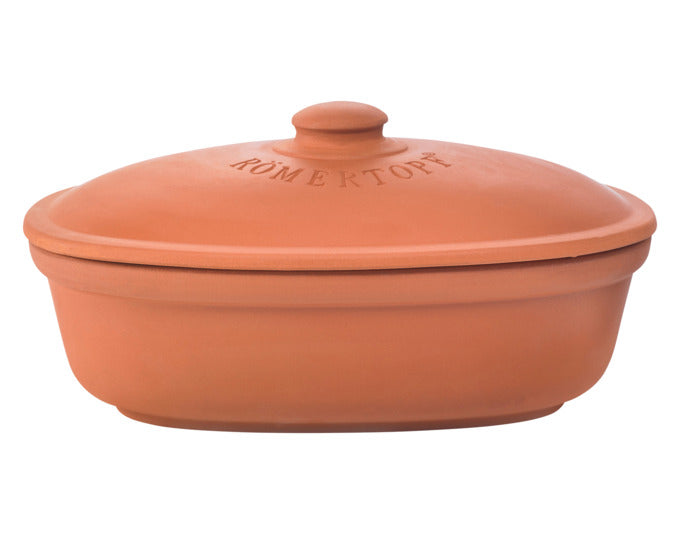RÖMERTOPF Brottopf Maxi oval 6.5 l 40x28x20 cm terracotta in  präsentiert im Onlineshop von KAQTU Design AG. Brotkorb ist von RÖMERTOPF