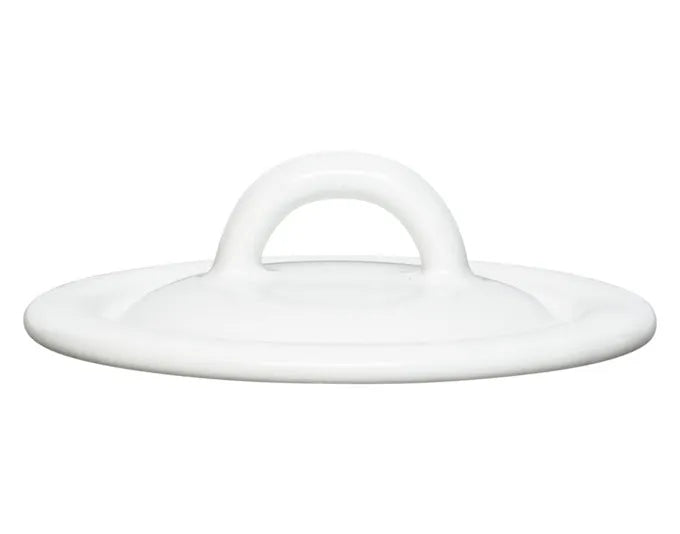 RIESS Deckel Emaille ø 8 cm weiss in  präsentiert im Onlineshop von KAQTU Design AG. Topf ist von RIESS