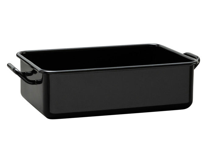 RIESS Mini Back- und Servierform 23x15x7 cm schwarz Emaille in  präsentiert im Onlineshop von KAQTU Design AG. Backform / Backblech ist von RIESS