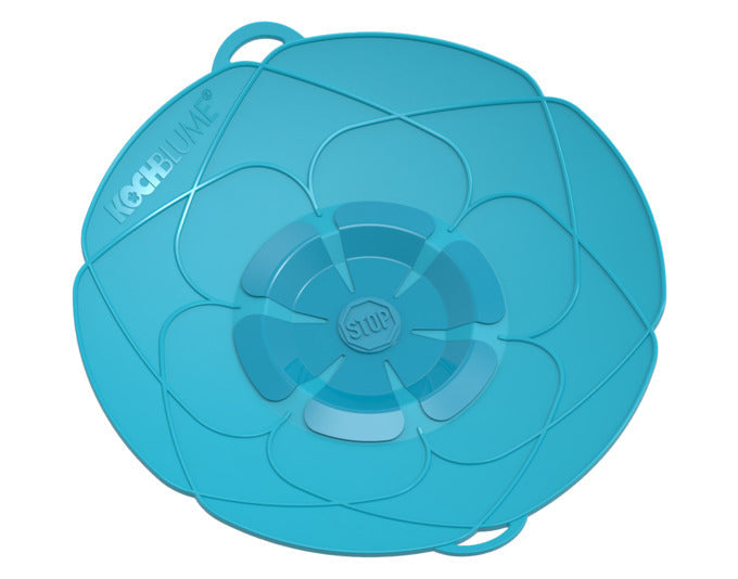 KOCHBLUME Deckel M ø 25.5 cm türkis in  präsentiert im Onlineshop von KAQTU Design AG. Topf ist von KOCHBLUME