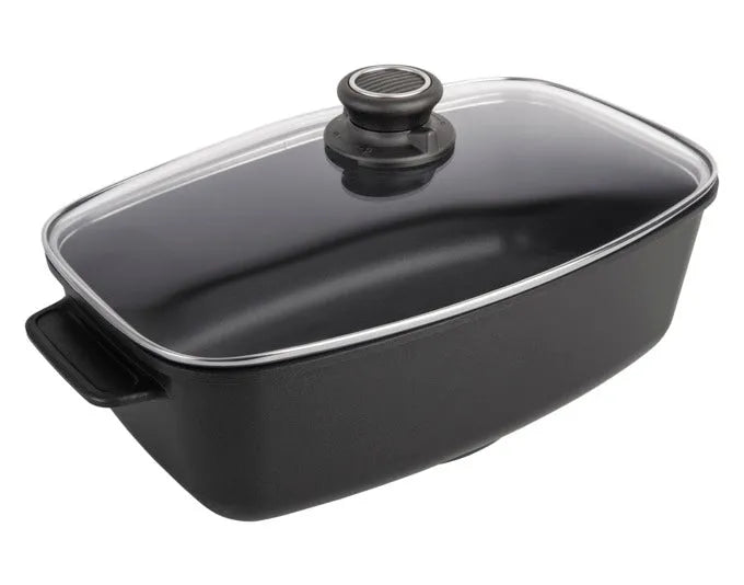 GASTROLUX Bräter mit Glasdeckel Biotan Induktion 39x22 cm in  präsentiert im Onlineshop von KAQTU Design AG. Topf ist von GASTROLUX