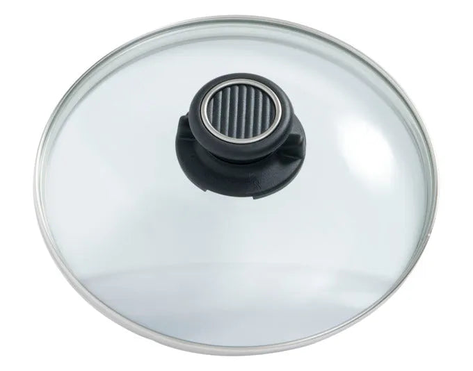 GASTROLUX Glasdeckel Deluxe mit Edelstahlring ø 20 cm in  präsentiert im Onlineshop von KAQTU Design AG. Topf ist von GASTROLUX