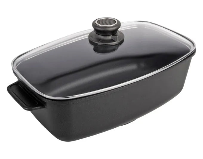 GASTROLUX Bräter mit Glasdeckel Biotan 39x22 cm in  präsentiert im Onlineshop von KAQTU Design AG. Topf ist von GASTROLUX
