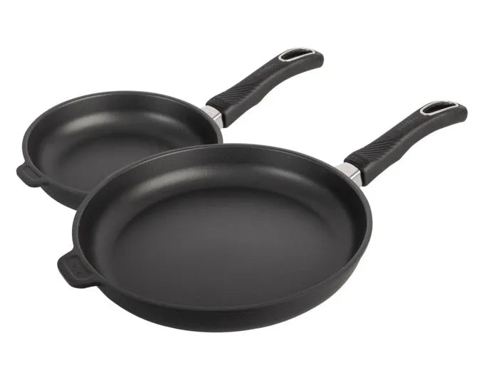 GASTROLUX Bratpfannen Set ø 20 cm und ø 28 cm mit abhnembarem Stiel in  präsentiert im Onlineshop von KAQTU Design AG. Bratpfanne ist von GASTROLUX