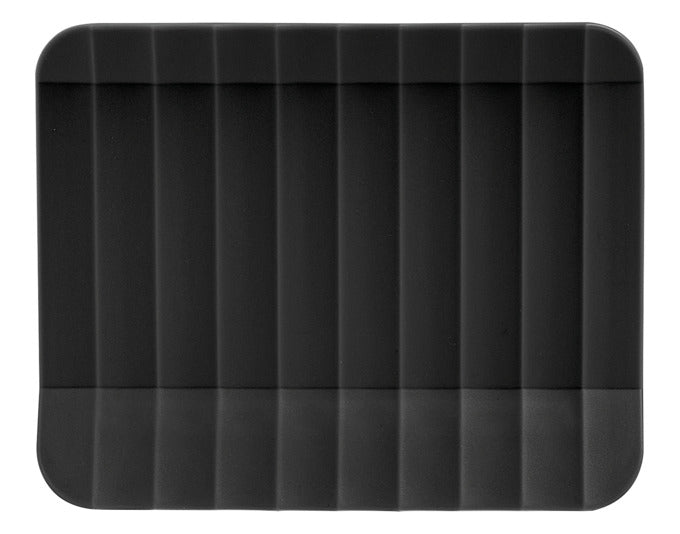Eleganter Serviettenhalter Paestum von BLIM PLUS, 15x4.5x12 cm, in stilvollem Schwarz, ideal für moderne Tischdekoration.