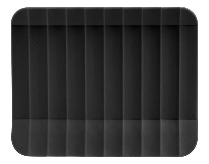 Eleganter Serviettenhalter Paestum von BLIM PLUS, 15x4.5x12 cm, in stilvollem Schwarz, ideal für moderne Tischdekoration.