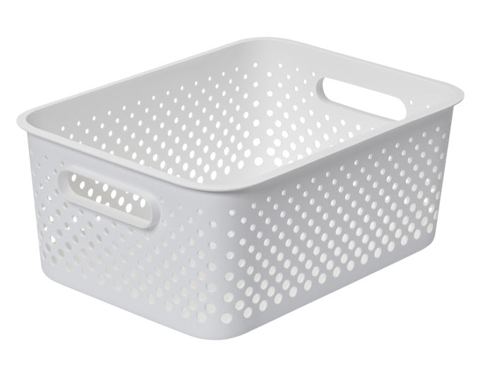EBNAT Aufbewahrungskorb SmartStore L 36.5x27x15 cm weiss in  präsentiert im Onlineshop von KAQTU Design AG. Aufbewahrungsbehälter ist von EBNAT