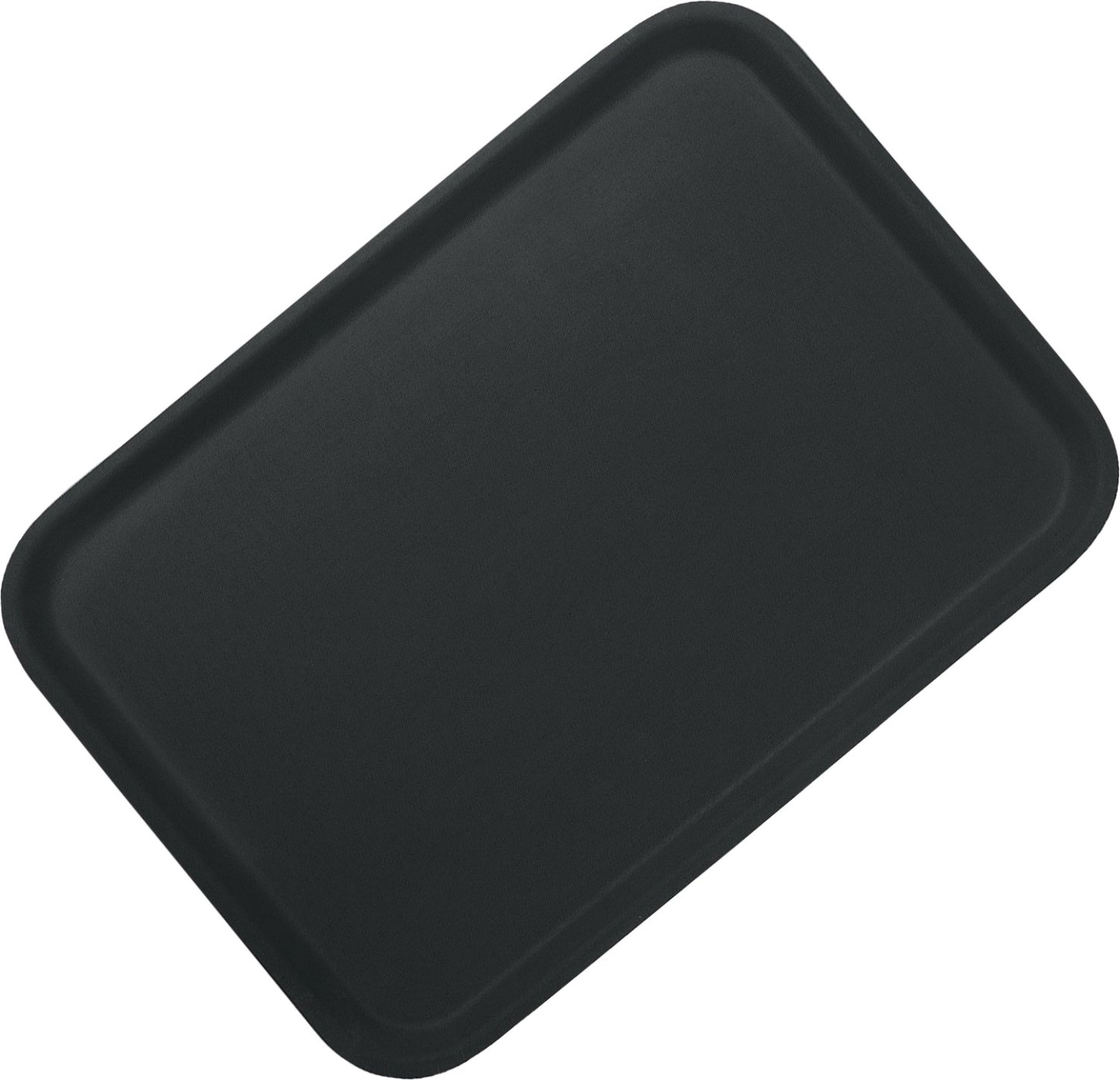 Tablett Corfu 33x43cm gummiert schwarz - KAQTU Design
