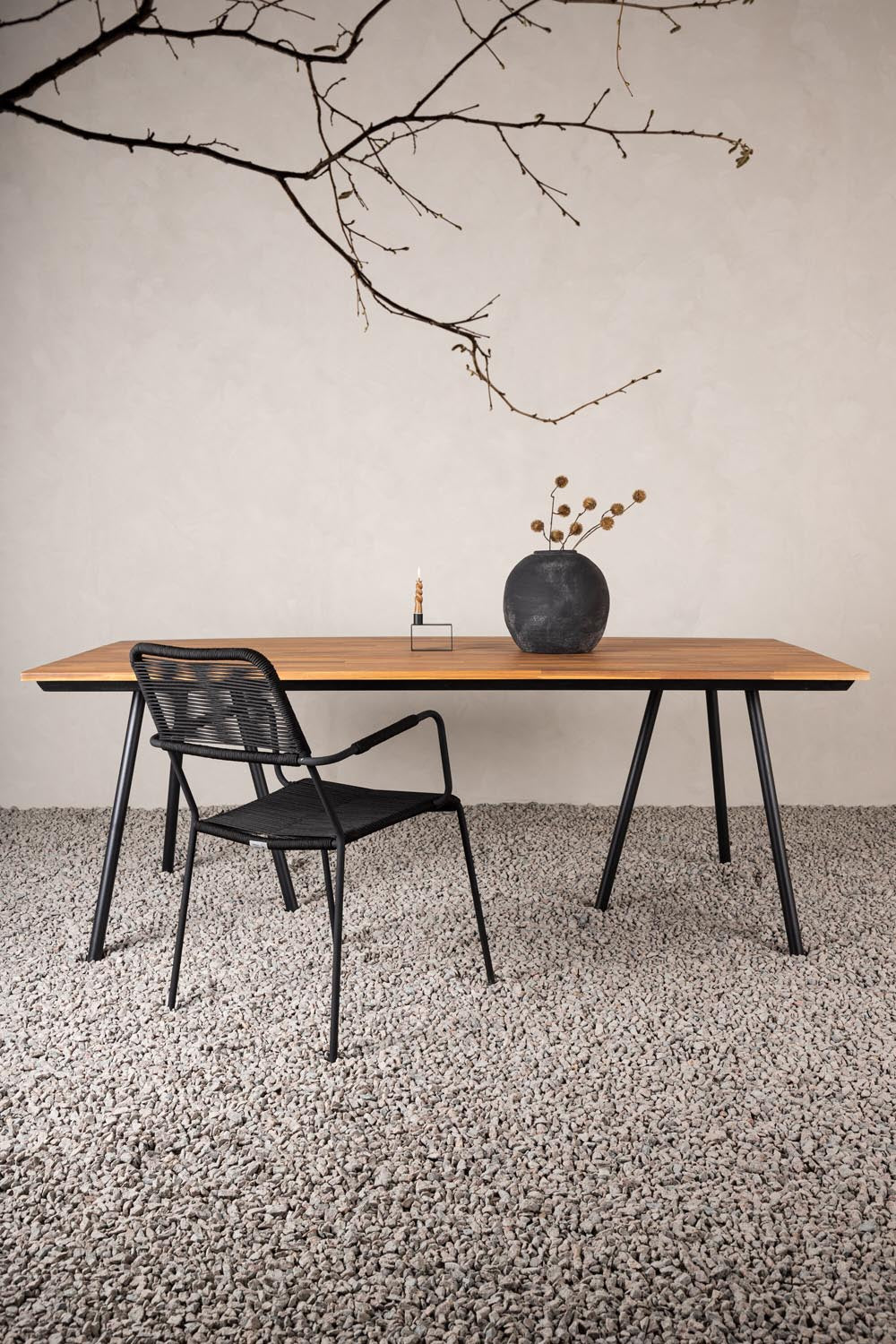 Chan Gartentisch in Natur präsentiert im Onlineshop von KAQTU Design AG. Gartentisch ist von Venture Home