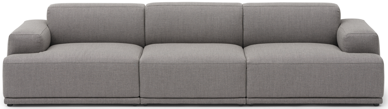 Connect Soft 3er Sofa in Combo 1: Re-Wool 128 präsentiert im Onlineshop von KAQTU Design AG. 3er Sofa ist von Muuto