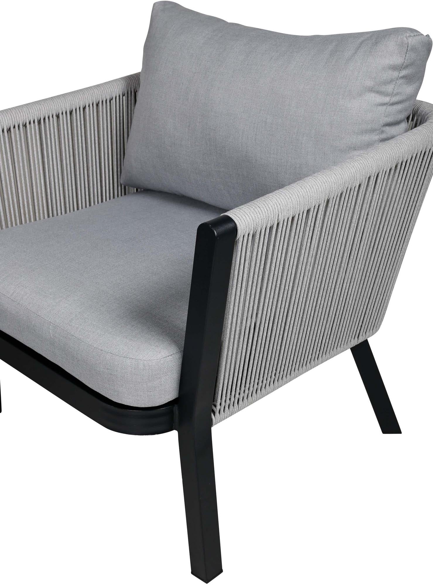 Virya Sofa Outdoorset 120cm in Grau präsentiert im Onlineshop von KAQTU Design AG. Loungeset ist von Venture Home