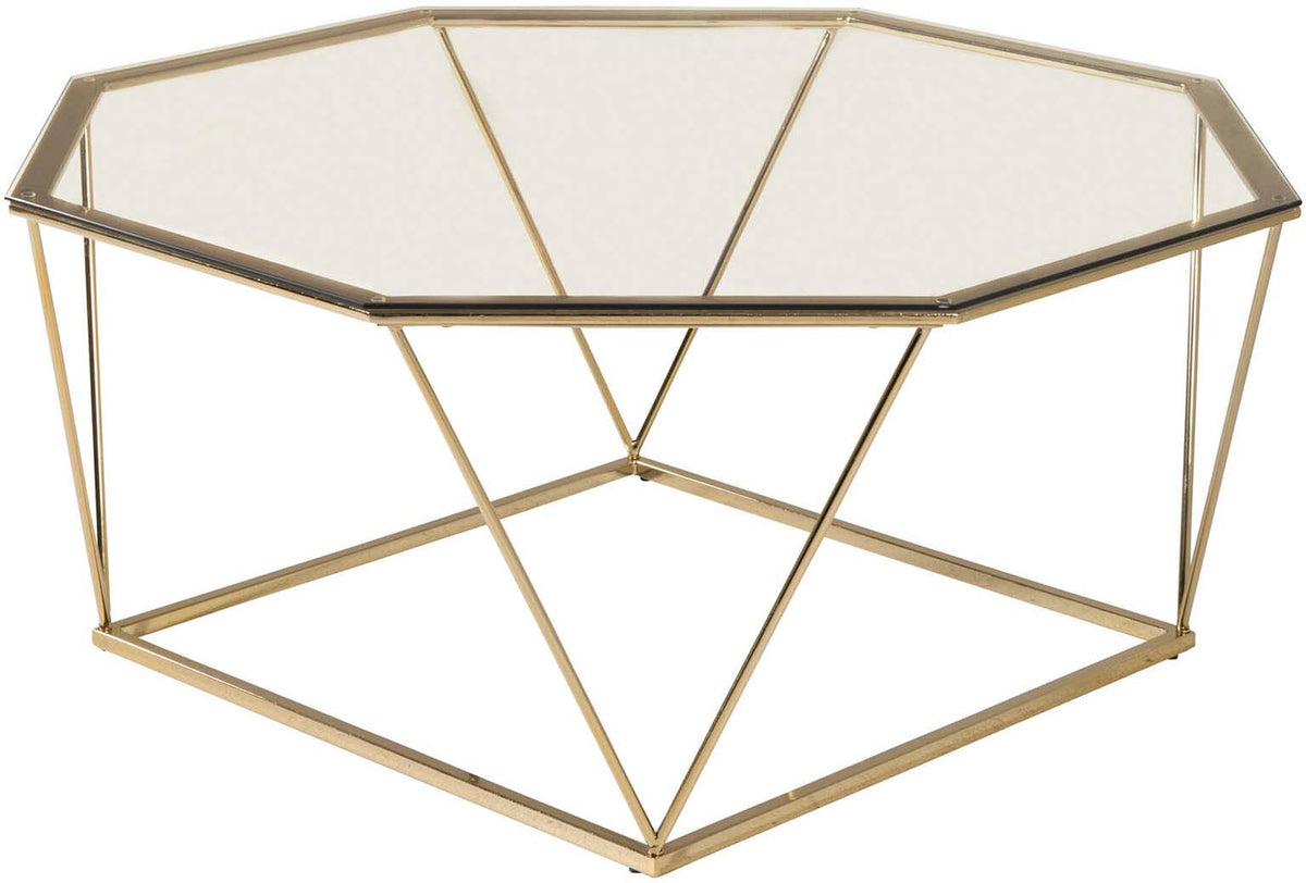 Österlen Beistelltisch in Gold präsentiert im Onlineshop von KAQTU Design AG. Beistelltisch ist von Furniture Fashion