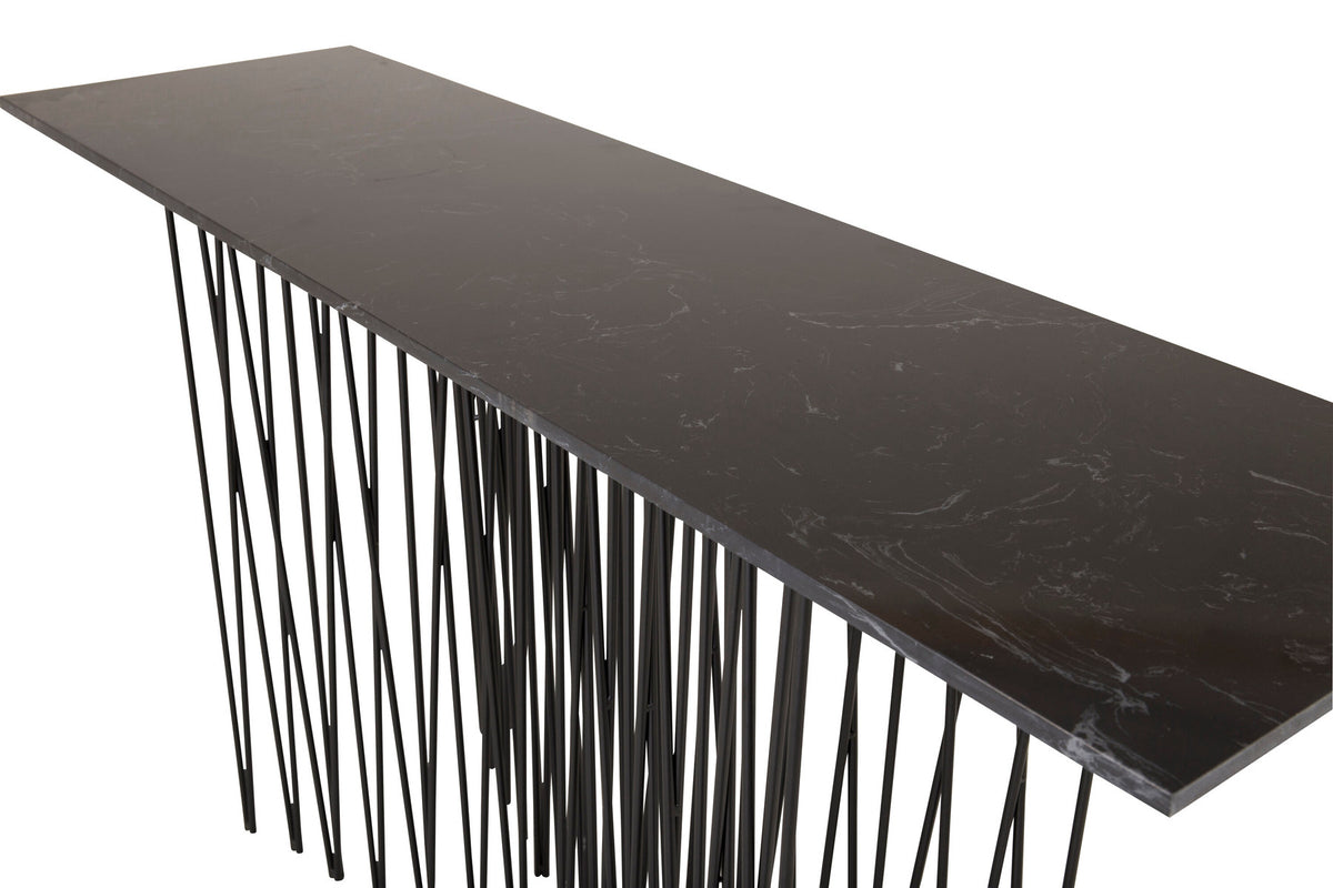 Stone Beistelltisch in Schwarz präsentiert im Onlineshop von KAQTU Design AG. Beistelltisch ist von Furniture Fashion