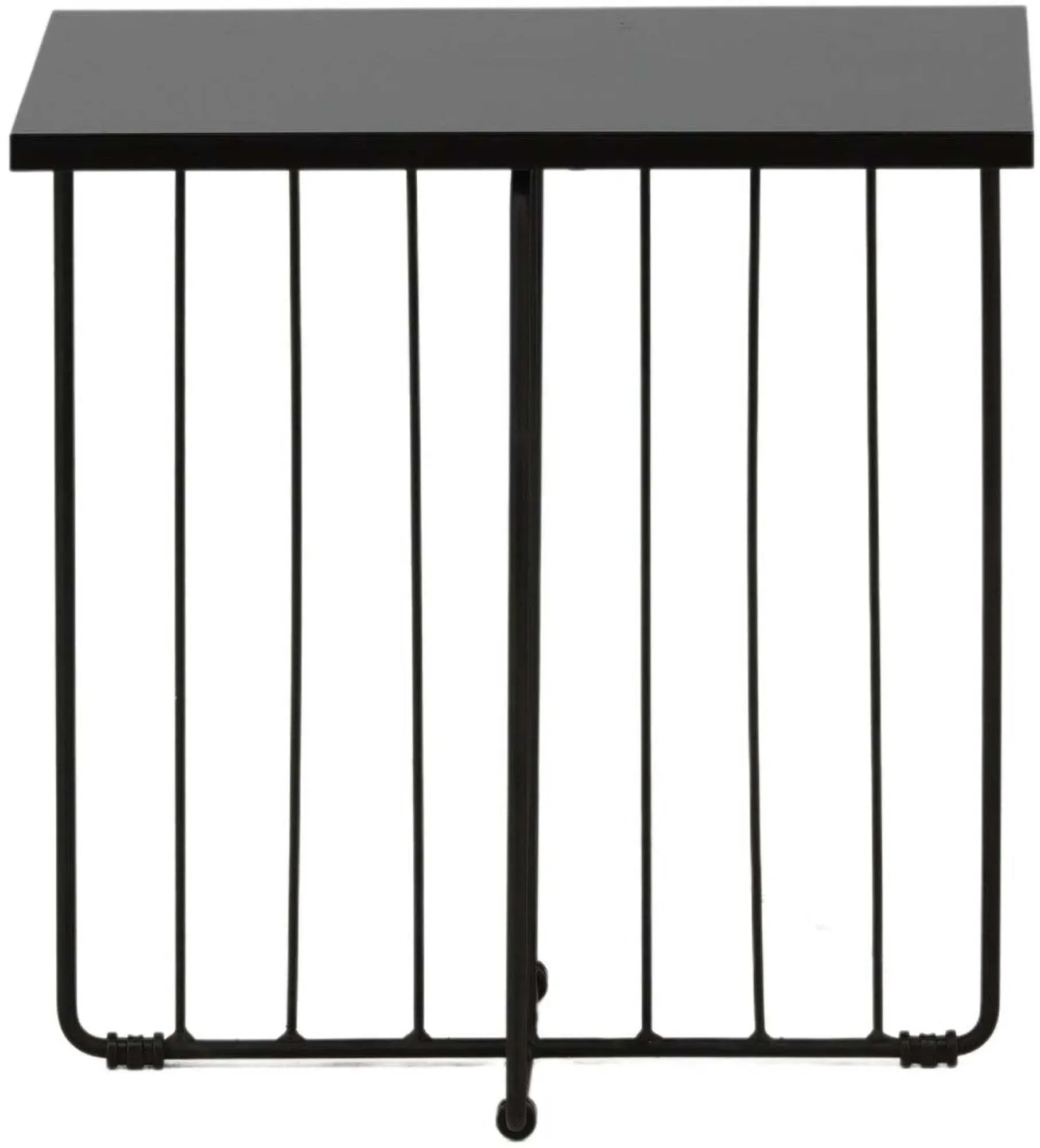 Eleganter Dayton Tisch von Venture Home in stilvollem Schwarz.