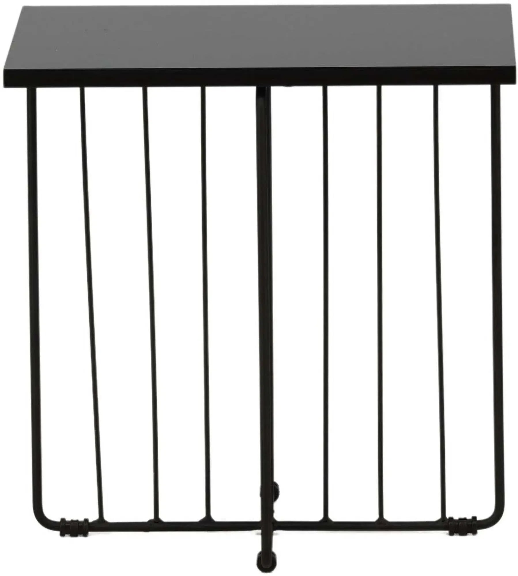 Eleganter Dayton Tisch von Venture Home in stilvollem Schwarz.