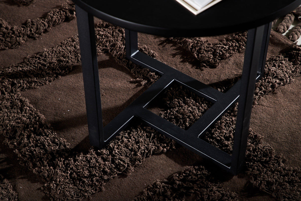 Lawton Coffee Tisch in Schwarz präsentiert im Onlineshop von KAQTU Design AG. Beistelltisch ist von Venture Home