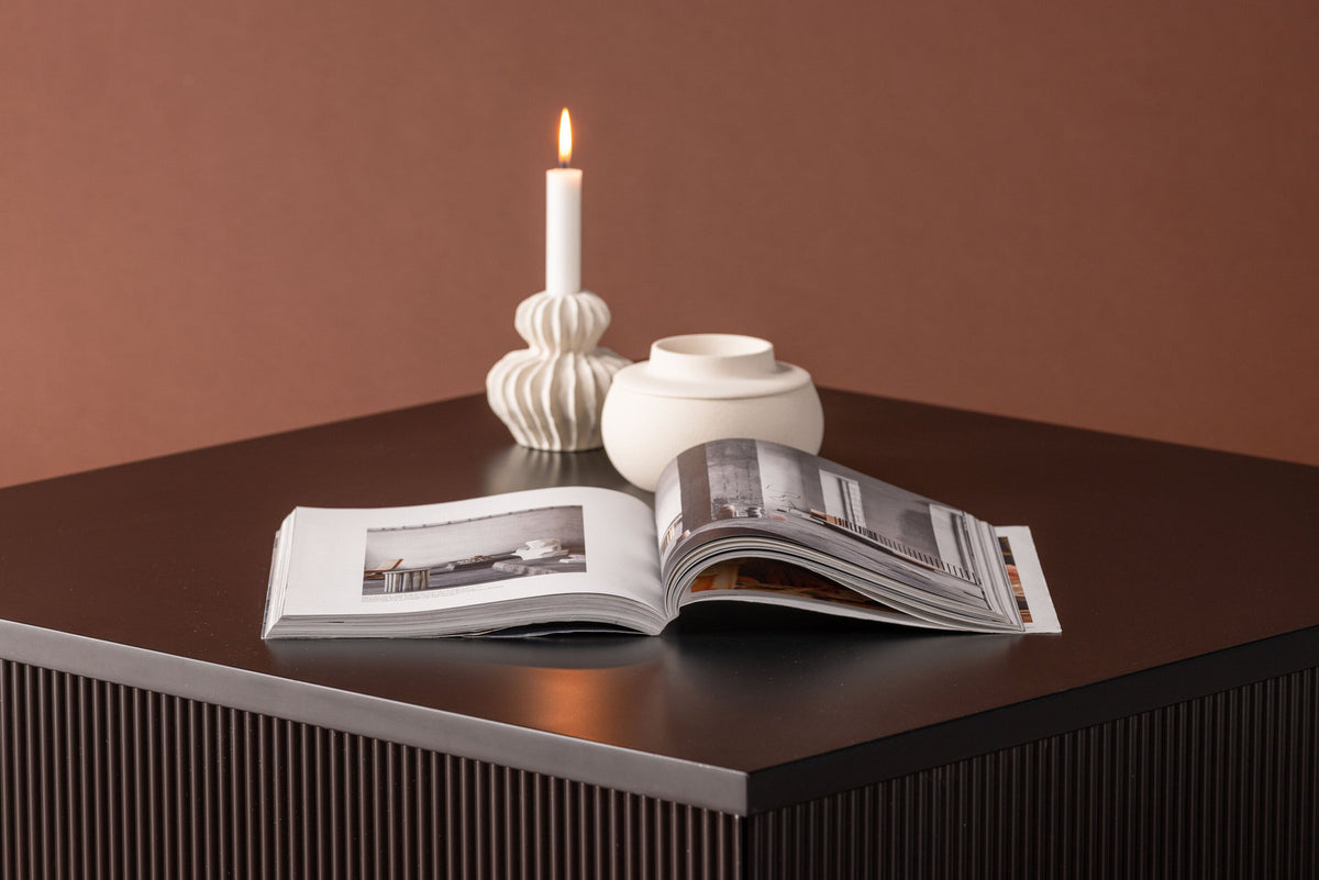 Lenox Sofatisch in Schwarz präsentiert im Onlineshop von KAQTU Design AG. Beistelltisch ist von Venture Home