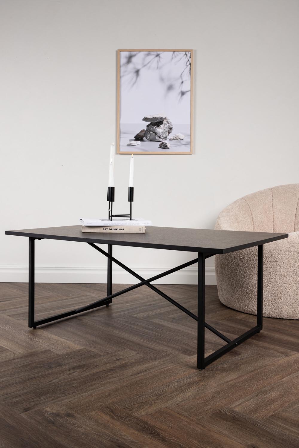 Pryor Beistelltisch in Schwarz präsentiert im Onlineshop von KAQTU Design AG. Beistelltisch ist von Venture Home