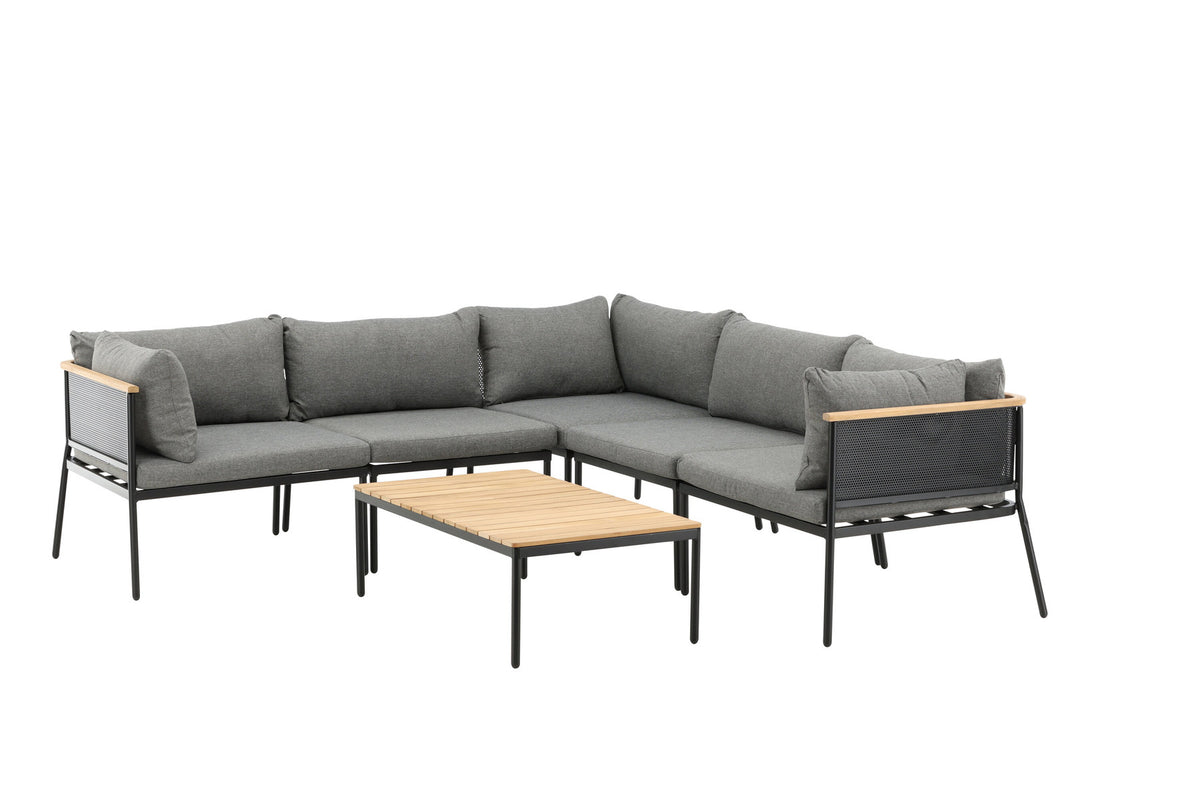 Nettan Ecksofa Outdoorset 106cm in Grau präsentiert im Onlineshop von KAQTU Design AG. Loungeset ist von Venture Home