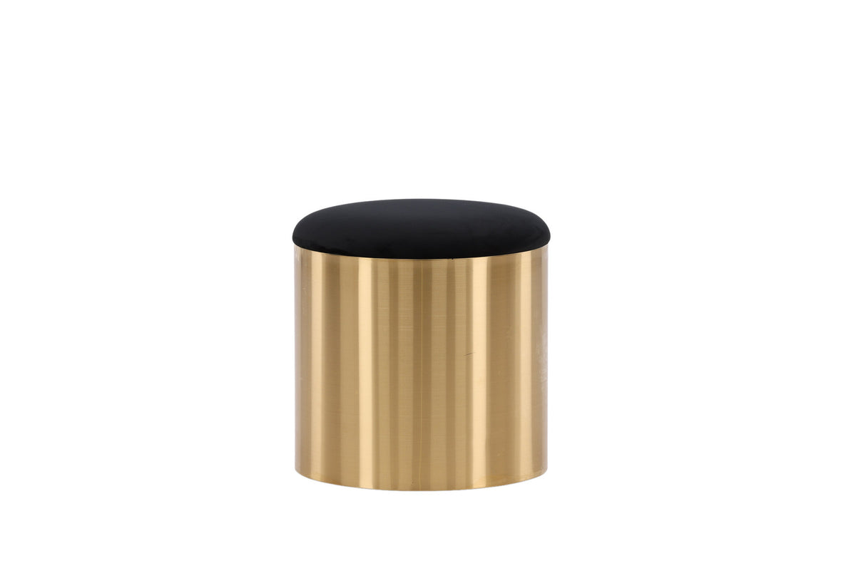 Puff Hocker in Gold präsentiert im Onlineshop von KAQTU Design AG. Pouf ist von Furniture Fashion