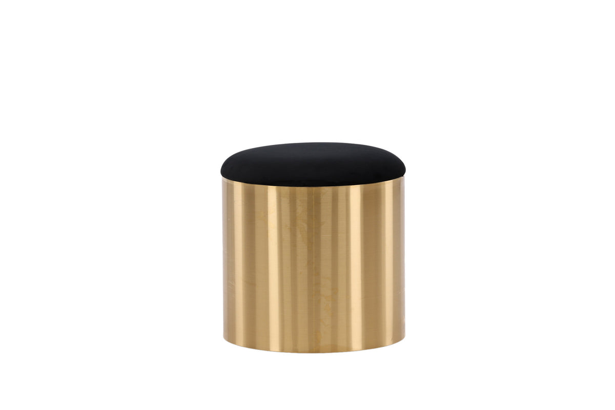 Puff Hocker in Gold präsentiert im Onlineshop von KAQTU Design AG. Pouf ist von Furniture Fashion