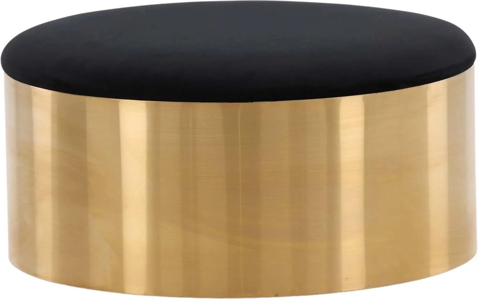 Luxuriöser Puff Hocker von Furniture Fashion für edles Ambiente.