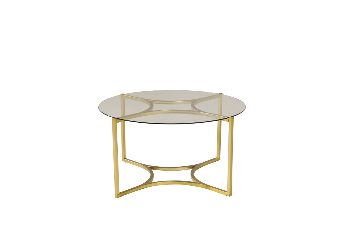 Kivik Beistelltisch in Gold präsentiert im Onlineshop von KAQTU Design AG. Beistelltisch ist von Furniture Fashion