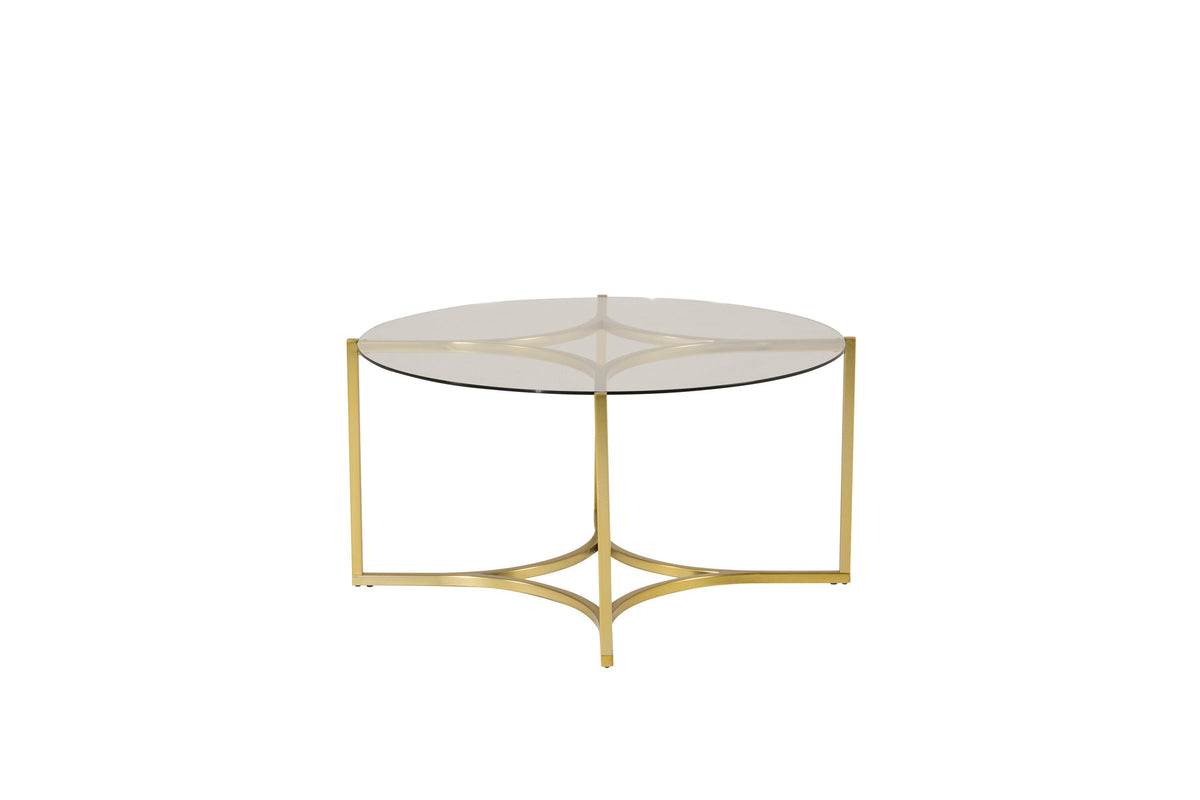 Kivik Beistelltisch in Gold präsentiert im Onlineshop von KAQTU Design AG. Beistelltisch ist von Furniture Fashion