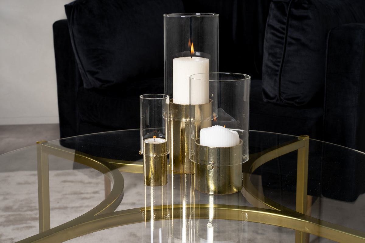 Kivik Beistelltisch in Gold präsentiert im Onlineshop von KAQTU Design AG. Beistelltisch ist von Furniture Fashion