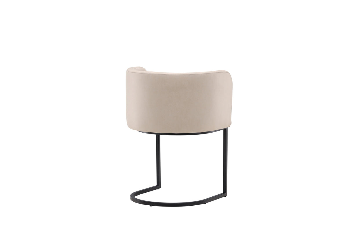 Simrishamn Stuhl in Beige präsentiert im Onlineshop von KAQTU Design AG. Schalenstuhl mit Armlehne ist von Furniture Fashion