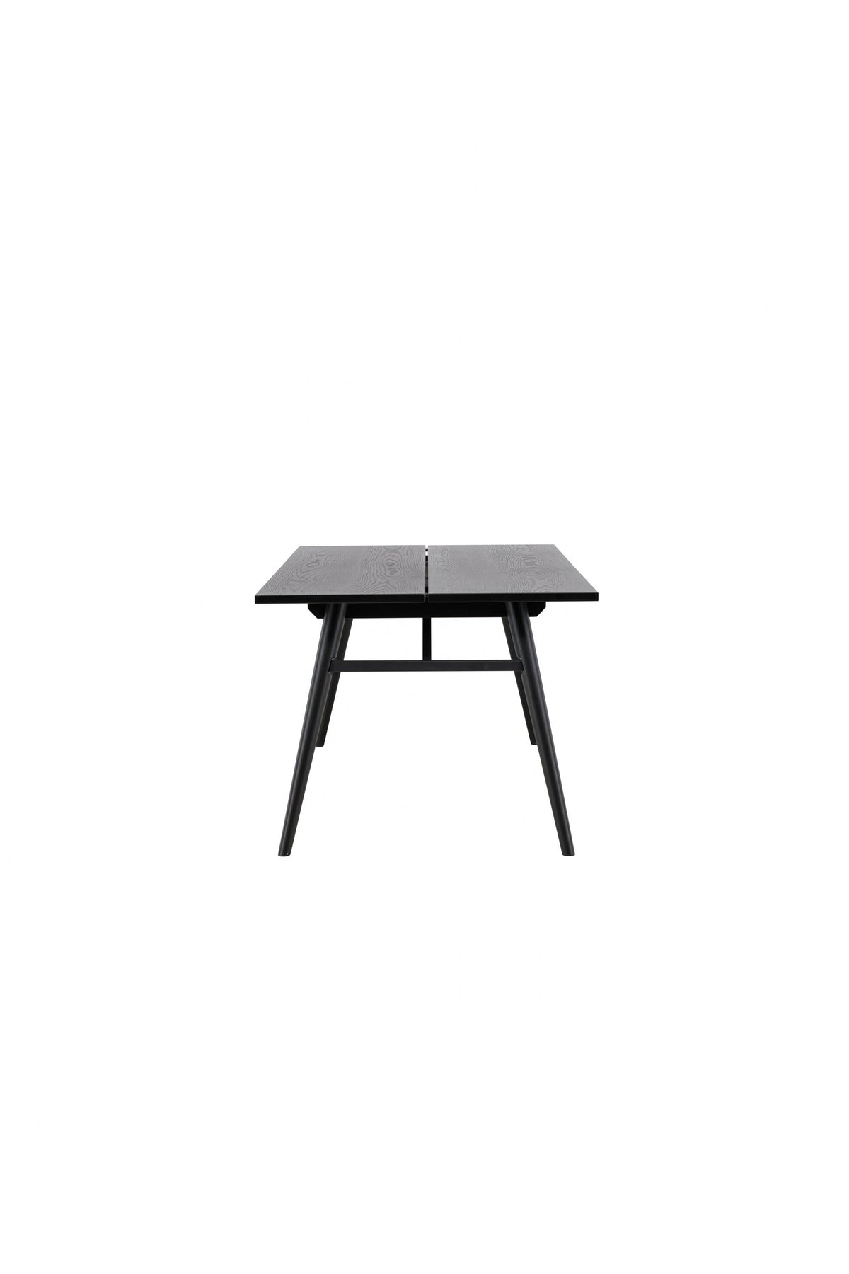 Sleek ausziehbarer Tisch in Schwarz präsentiert im Onlineshop von KAQTU Design AG. Esstisch ist von Venture Home