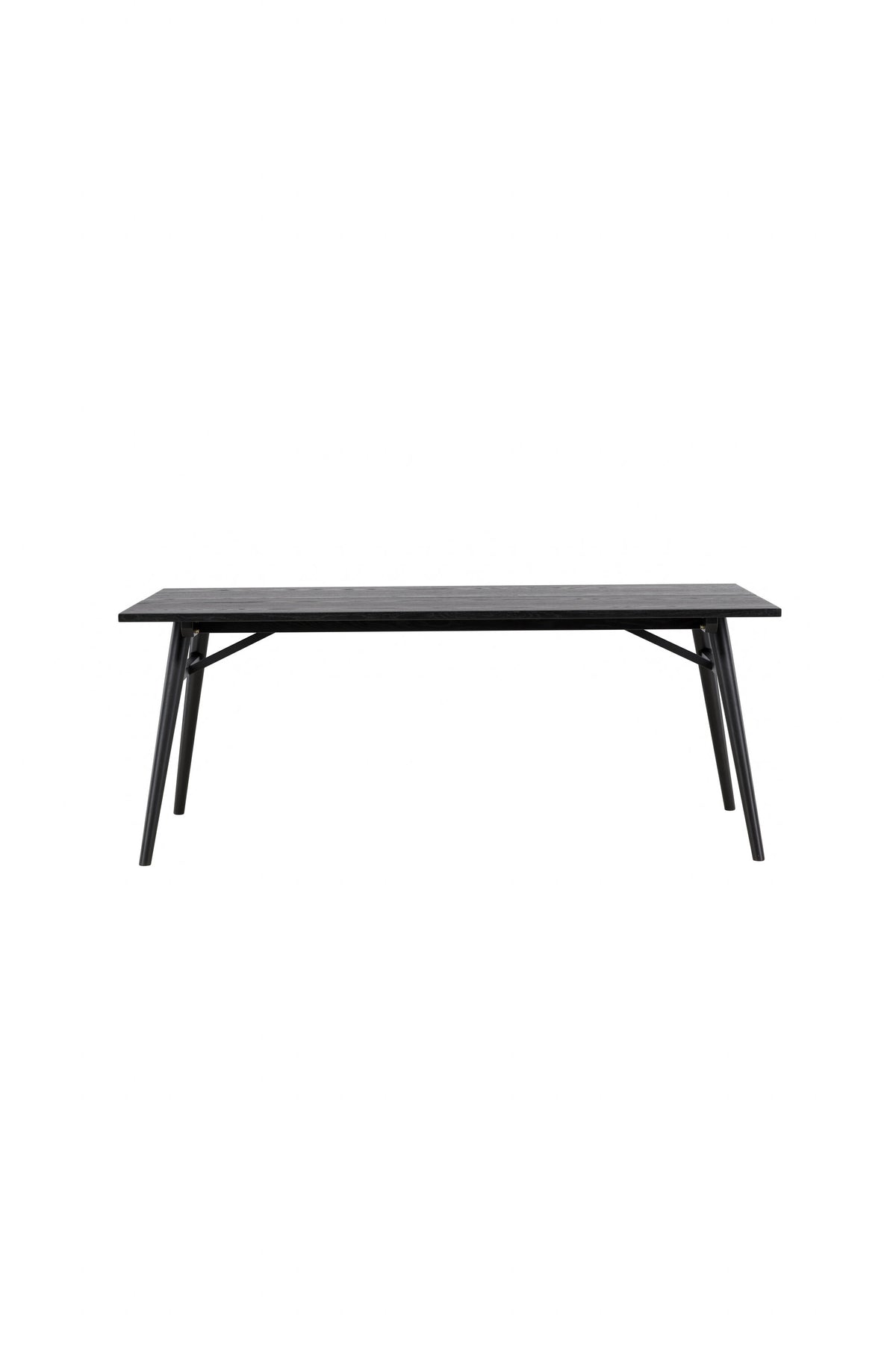 Sleek ausziehbarer Tisch in Schwarz präsentiert im Onlineshop von KAQTU Design AG. Esstisch ist von Venture Home