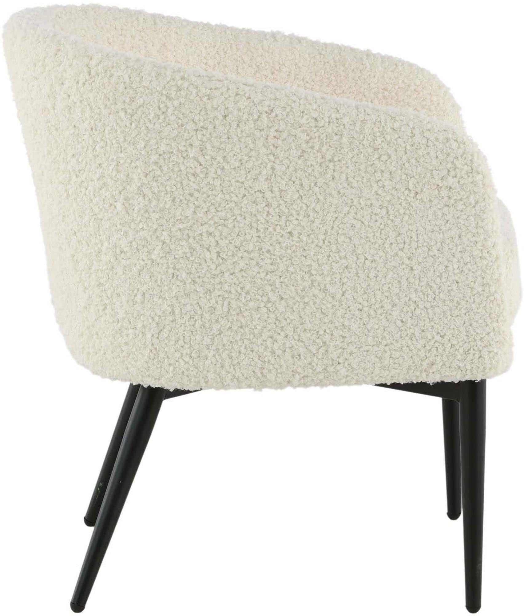 Fluffy Sessel von Venture Home: Kuscheliger Teddy-Bezug, modernes Design, Komfort pur. Perfekt für stilvolle Entspannung.