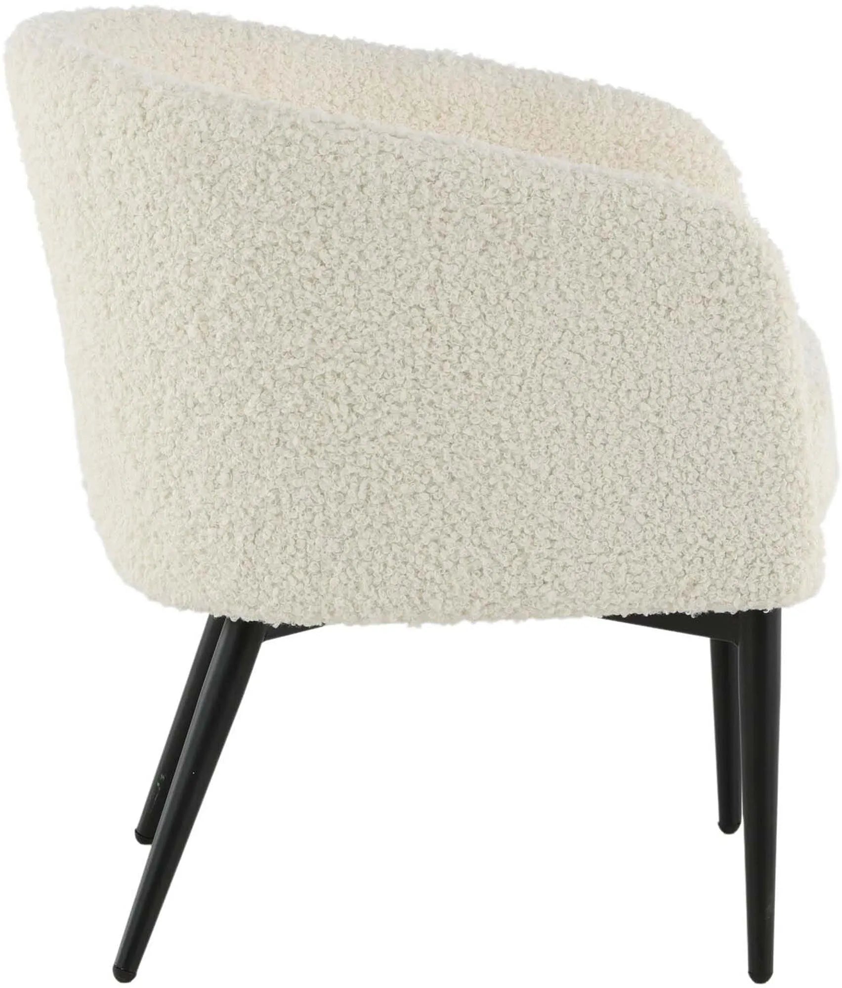 Fluffy Sessel von Venture Home: Kuscheliger Teddy-Bezug, modernes Design, Komfort pur. Perfekt für stilvolle Entspannung.