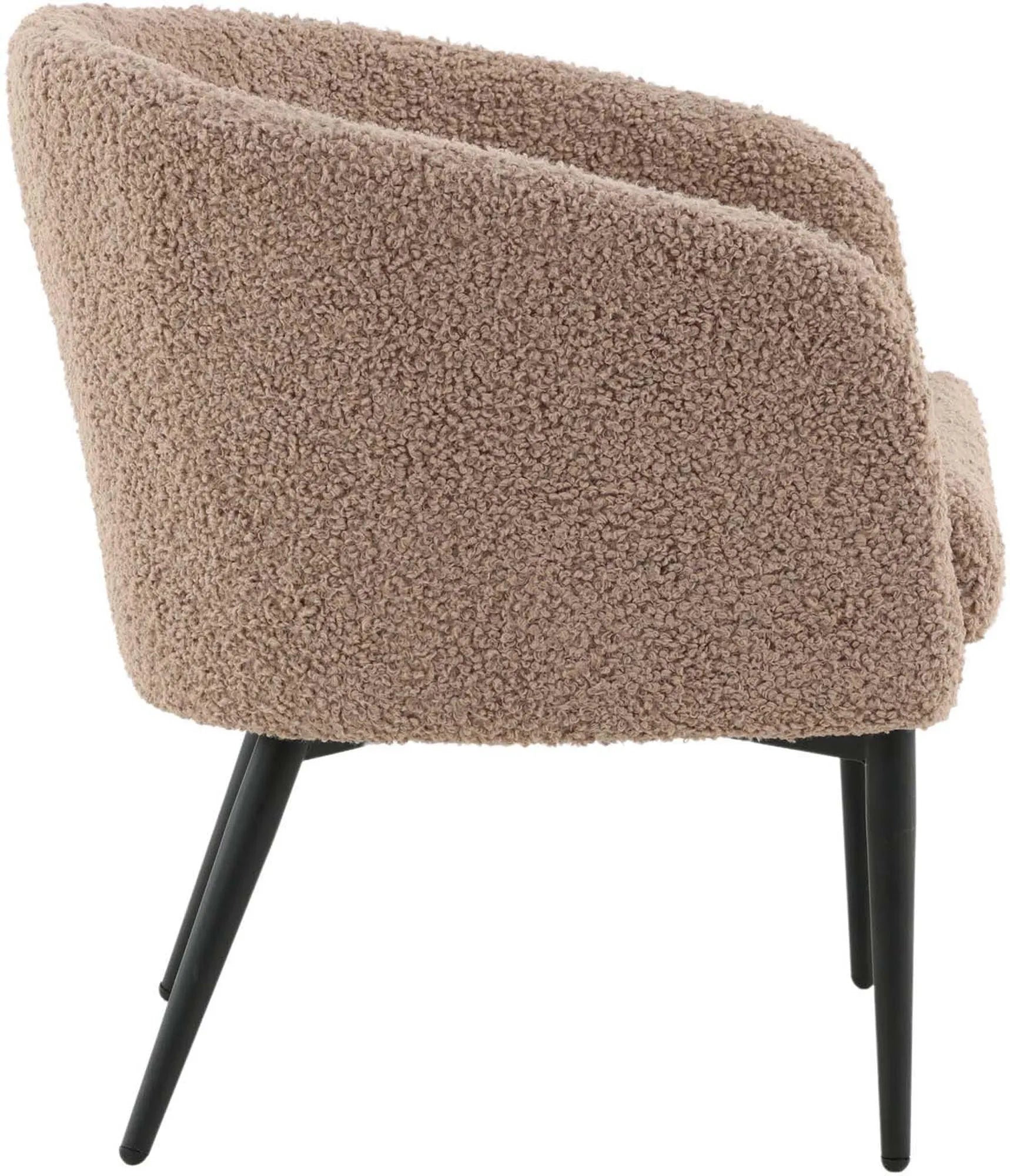 Fluffy Single Sofa in Schwarz – Stilvoller Komfort für Ihr Zuhause.