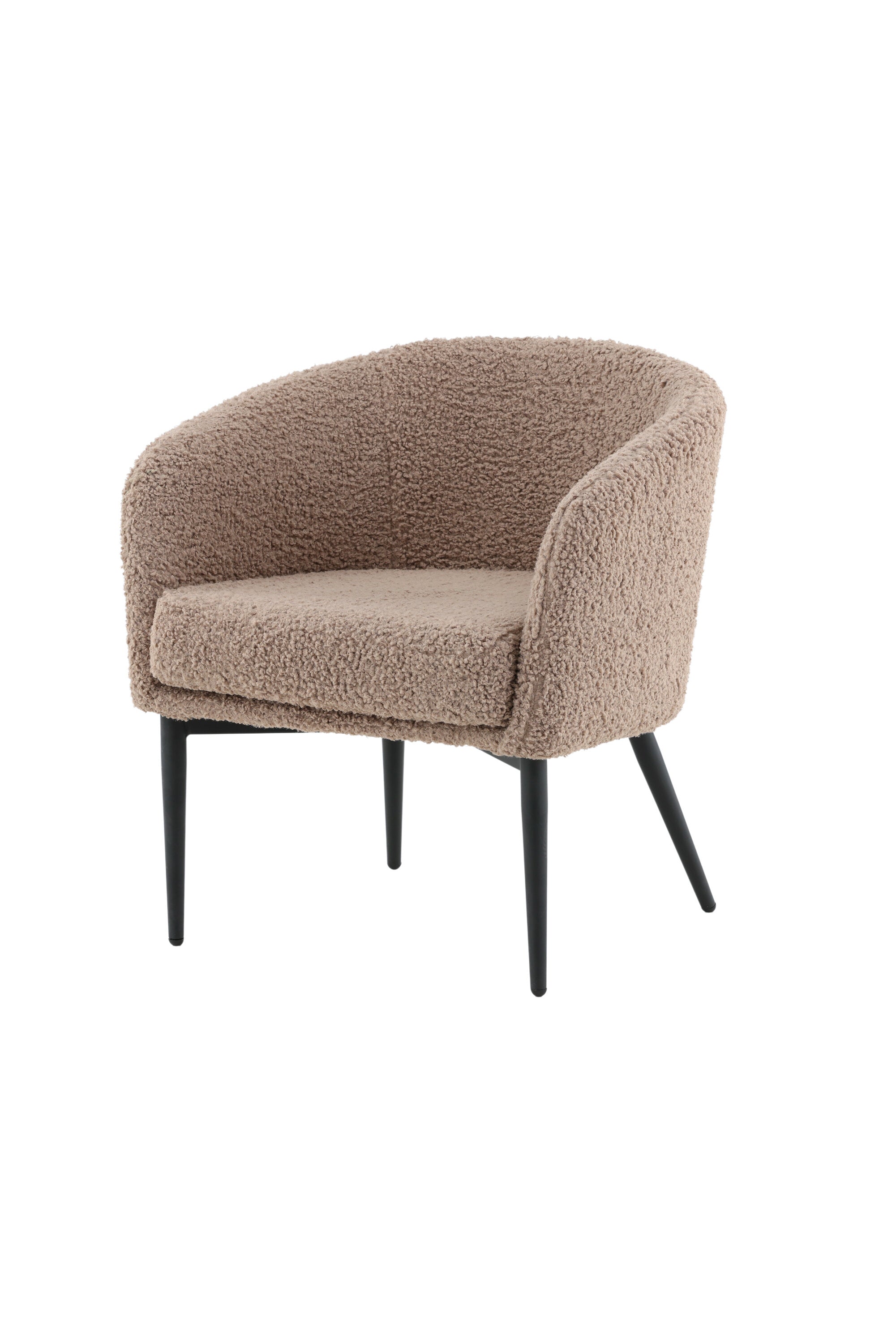Fluffy Single Sofa in Braun präsentiert im Onlineshop von KAQTU Design AG. Sessel mit Armlehnen ist von Venture Home